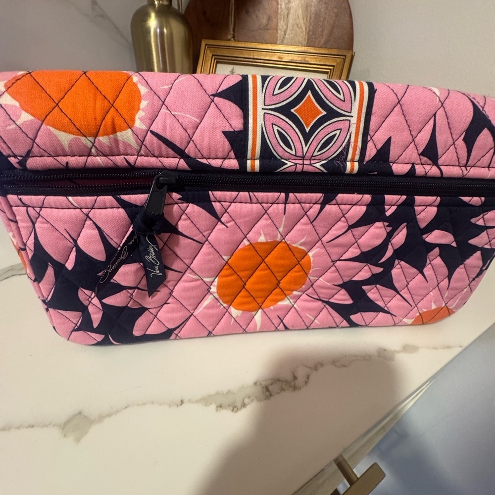 Vera Bradley "Loves Me" Quilted Floral Flap Shoulder Bag - Picture 7 of 7